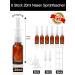 Furuising 6-Pack 20ml Glass Nasal Spray Bottles - Reusable Brown Empty Bottles with Labels & Nozzles for Perfume Essential Oils & Saline Solution - Buy Online on GoSupps.com