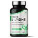 L-Lysine 1100mg High Strength - 240 Vegan & Gluten Free Tablets (8 Month Supply) - Cold Sore Treatment Essential Amino Acid Supplement - Normal Growth and Muscle Turnover - Made in The UK - Nutravita