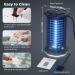 Electric Bug Zapper with LED Light LUUGUYI 4200V Mosquito Zapper Killer Electric Insect Fly Zapper Mosquito Trap No Odor & Chemicals Mosquito Lamp Bulb for Indoor & Outdoor - Buy Online on GoSupps.com