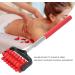 Adjustable Telescopic Back Massage Roller - Relief for Muscle Fatigue & Pain | Portable Manual Massage Device for Men & Women (22cm-59cm Red) - Buy Online on GoSupps.com