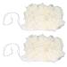 2Pcs Face Washing Showerball Bath Cleaning Brush Mesh Pouf Bath Ball Body Scrubber Shower Gloves Exfoliating Bath Accessories
