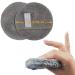 Kinhwa Reusable Makeup Remover Pads - Super Soft Washable Microfiber Face Cleansing Pads (6 Pieces) with Laundry Bag - Light Gray - Eco-Friendly & International Shipping Available - Buy Online on GoSupps.com