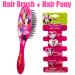 Disney Minnie Mouse Hair Accessories Set for Kids Girls - Hair Brush, Elastic Ponytail Hairband Ties with Charm - Buy Online on GoSupps.com