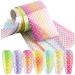Mermaid Nail Foil Transfers Stickers 10 Sheets Holographic Iridescent Nail Art Decals Fish Scales Pattern Laser Starry Sky Nail Art Stickers Wraps DIY Decoration Manicure Transfer Foils