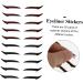 BIUDECO Double Sided Eyelid 60 Pairs Eyeshadow Stickers Double Sided Tape Winged Eyeliner Stencil Eye Makeup Tools With Wings 14X10X0.5cmx3pcs Assorted Colorx3pcs - Buy Online on GoSupps.com