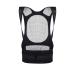 Invisible thermal body heat vest Magnetic heating belt decompression nurse for older men middle-aged women back spine shoulder pain (color: black size xl/x-large black