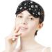 White Gray Paw Print Sleep Mask for Women | Adjustable Eye Shades with Elastic Strap - Perfect for Travel & Relaxation - Buy Online on GoSupps.com