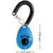 Txibi 2Pack Pet Dog Training Clicker with Wrist Strap - Durable Lightweight Easy to Use Pet Clickers for Cats Puppy Birds Horses (Blue + White) - Buy Online on GoSupps.com
