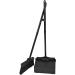 Duo-Pan Plastic Lobby Pan and Duo-Sweep Broom Combo | 36 Overall Length x 11-51/64 Width | Black - Buy Online on GoSupps.com