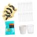 Frcolor 2 sets of nose hairstate set nose wax stick nose wax strips nose hair trimmer nose hair trimmer waxs spatula rod to remove nasal lax eyebrow-nose wax stick
