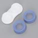 Entatial Purple Portable Contact Lens Box & Solution Tube - Mini Lovely Container for Women - Everyday Use - Buy Online on GoSupps.com