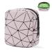 Likesing Period Bag for Sanitary Napkins Storage - First Period Kit for Teen Girls Women Ladies - Portable Tampon Holder Organizer Purse Feminine Menstrual Period Sanitary Pad Pouches 1 Pack Pink Small