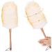 Duster Wood Handle Fluff Hand Duster Electrostatic Soft Dusting Tool with Hanging Ring Multipurpose Dusters for Cleaning Home Sofa Cleaning Supplies - Buy Online on GoSupps.com
