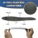 Carbon Fiber Insoles for Pain Relief | Rigid Orthotic Inserts for Turf Toe & Arthritis | Size 8W & 7M - Shop Internationally - Buy Online on GoSupps.com