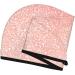 Light Red Microfiber Hair Towel - Super Absorbent Quick Dry Turbans for Curly Long Hair | Hair Bonnet Cap & Towel Wrap for Women Girls and Kids - Buy Online on GoSupps.com