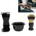 3 Pieces Shaving Brush Set | Complete Shaving Kit for Men | Beard Brush & Safety Stand - Buy Online on GoSupps.com