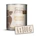 Mjamjam - Premium wet food for dogs - pure meat enjoyment - juicy pure 800g chicken 6 Pack (6 x 800g) natural lamps with extra meat chicken 800 g (6 Pack)