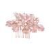 Angoily Wedding Headdress Wedding Hair Comb Hair Comb Clip Wedding Hair Decoration Hair Combs Decorative Bridal Hair Pin Wedding Head Jewelry Tiara Crystal Accessories Bride