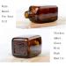 Vasana 3 Amber Glass Spray Bottles - 50ml Travel Bottles for Essential Oils with Fine Fog & Anti-Dust Cap | Premium Quality - Buy Online on GoSupps.com