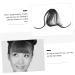 DOITOOL Piece Clip in Bangs Hair Toppers for Women Real Human Hair Black Curtains Hair Extensions Real Human Hair Wispy Fringe Bangs Hair Clip Wig Clip in Hair Extensions Miss Mini medium Black - Buy Online on GoSupps.com