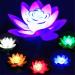 Yeehliny Floating Lotus Lights - LED Solar Water Lily Night Lamp for Pool & Garden Decoration - Waterproof Lotus Flower & Leaf Pond Lights (2 Pack) - Buy Online on GoSupps.com