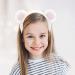 SOLUSTRE Bear Ears Headband - Adorable Cloth Bear Face Wash Headband for Women and Kids - White - Buy Online on GoSupps.com