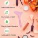 2pcs Silicone Eyeliner Stencils: Winged Tip & Eyebrow Pencil | Reusable & Multifunctional Eye Makeup Tool Kit - Pink - Buy Online on GoSupps.com