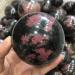 Natural Crystal Rough Home Decoration 65mm Natural Plum Tourmaline Palm Crystal Ball s - Buy Online on GoSupps.com
