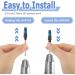 Mesee 5 in 1 Pro Nail Drill Bit 3/32" Shank Tapered Barrel Nail Bit Tungsten Steel Nail File Drill Bit for Manicure Pedicure Acrylic Hard Gel Nails Art Polishing Cuticle Removal - Buy Online on GoSupps.com