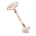 Celestial Silk Rose Quartz Face Roller - Premium Anti Aging Beauty Facial Massager Genuine Natural Rose Quartz Stone Gemstone Roller- Skin Care for Face Eyes Neck