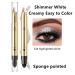 Go Ho White Highlighter Cream-to-Powder Eyeshadow Stick - Shimmer White 01 - Buy Online on GoSupps.com
