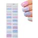 Wpsagek Gel Nail Stickers - Gloss Nail Sticker with Nail Lamps Glitter Gel Nail Polish Strips with Lamp Light Semi-Cured Gel Nail Suitable for Women N036 - Buy Online on GoSupps.com