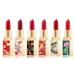 Ownest 6 Colors China style Matte Lipstick Set, Long Lasting Moisturizing Non-Marking, Waterproof Non-Stick Cup Palace Style Rouge Lipstick