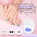 Iwinna Nail Lamp 30S Fast Drying Curing UV Gel Nail Lamp Mini LED Nail Phototherapy Light with USB for Gel Polish Fingernail and Toenail - Buy Online on GoSupps.com