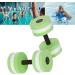 2PCS Aquatic Dumbbell Set Water Aerobics Fitness Equipment for Weight Loss - Green - Buy Online on GoSupps.com
