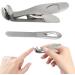 Thick Nail Clippers for Men Nail Clippers for Thick Toenails Large Stainless Steel Nail Cutter Anti-Splash Fingernail Clippers Toenail Clippers with Wide Jaws for Men Silver Gray Suit - Buy Online on GoSupps.com