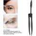 Verdant Touch Mini Slant Tweezer 2 in 1 Multifunctional Eyebrow Tweezer with Comb Slant Tip Mini Grooming Tool for Eyebrows Facial Hair Eyelashes Black - Buy Online on GoSupps.com