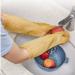 Yellow Waterproof Kitchen Cleaning Gloves - Oil-Resistant Rubber Glove (L) - Buy Online on GoSupps.com