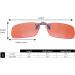 Braddell Optics Clip-on Blue Light Reading Glasses - FL-41 Rose & FL-60 Brown for Migraine Relief & Light Sensitivity - International Shipping Available - Buy Online on GoSupps.com