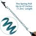 NC Scuba Diving Coil Lanyard - Purple Safety Coil for Camera, Light, Torch - Clip Belt Buckle - Steel Ring-Free - Buy Online on GoSupps.com