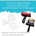 Gel Press Petites 3 Pack - Circle Triangle Square | 10812-CIR - Buy Online on GoSupps.com