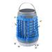 Electric Fly Killer Mosquito Lamp Mosquito Zapper Mosquito Killer Light Illumination Camping No Noise Indoor Outdoor(Color:Blue)