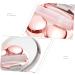 JECOMPRIS Portable Contact Lens Container Set - Travel-Friendly Eye Care Accessory | White Marble Design - Buy Online on GoSupps.com