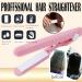 Shop Pink Mini Hair Straightener & Curling Iron - LED Instant Heat Travel-Friendly Styling Tool - Buy Online on GoSupps.com