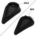 Zacro Gel Padded Bike Seat Cushion - Extra Soft Cover for Peloton & Indoor Cycling - Black Small - Buy Online on GoSupps.com