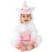 COOKY.D Baby Hooded Rompers Infant Winter Flannel Jumpsuit Pajamas 2-36 Months 3-6 Months White