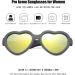 Pro Acme Baby Polarized Sunglasses | Unbreakable Heart Design, Grey Frame, Gold Mirrored Lens | 0-36 Months - Buy Online on GoSupps.com