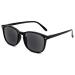 DOOViC Blue Light Filter Reading Glasses Square Frame Large Lenses Glasses with Prescription 024 Sun Black 0.0 x