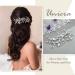 Unicra Bridal Wedding Hair Vine | Silver Pearl Hair Accessories | Elegant Headpiece for Women & Bridesmaids - Buy Online on GoSupps.com