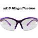 Shop Birdz Eyewear Flamingo Women s Safety Glasses - Bifocal Readers with 2.5x Magnification & Purple Frame - International Shipping Available - Buy Online on GoSupps.com